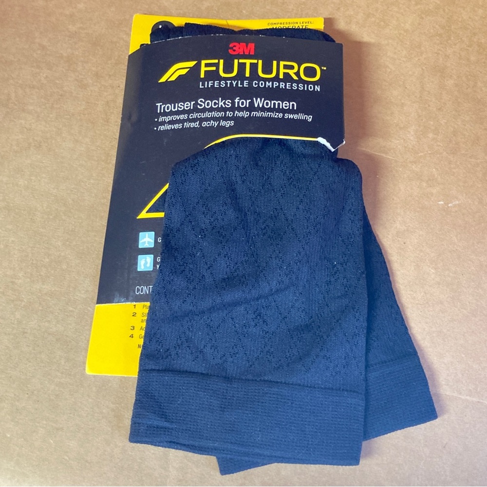 FUTURO Compression Trouser Socks for Women Moderate Size Large